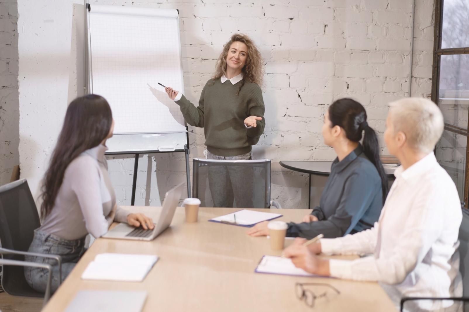 Financial assessment session with documents and analysis tools